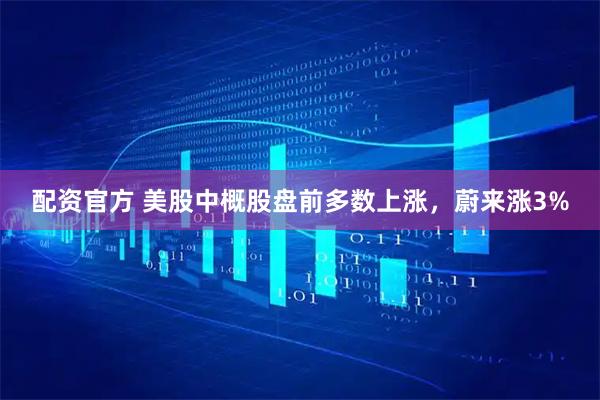 配资官方 美股中概股盘前多数上涨，蔚来涨3%